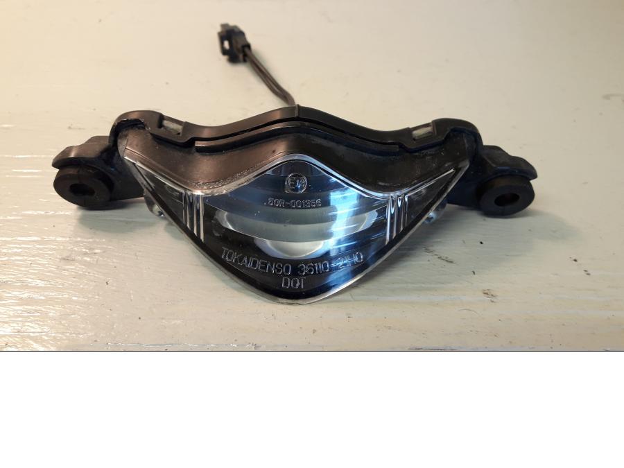 Framsidan på Parkeringsljus från en Suzuki GSX-R 1000 -2008 motorcykel.