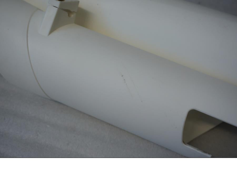 Snett uppifrån på Gaffelbensskydd från en KTM 690 Enduro -2011 motorcykel.