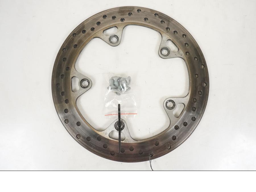 Framsidan på Bromsskiva från en BMW R 1250 GS -2021 motorcykel.