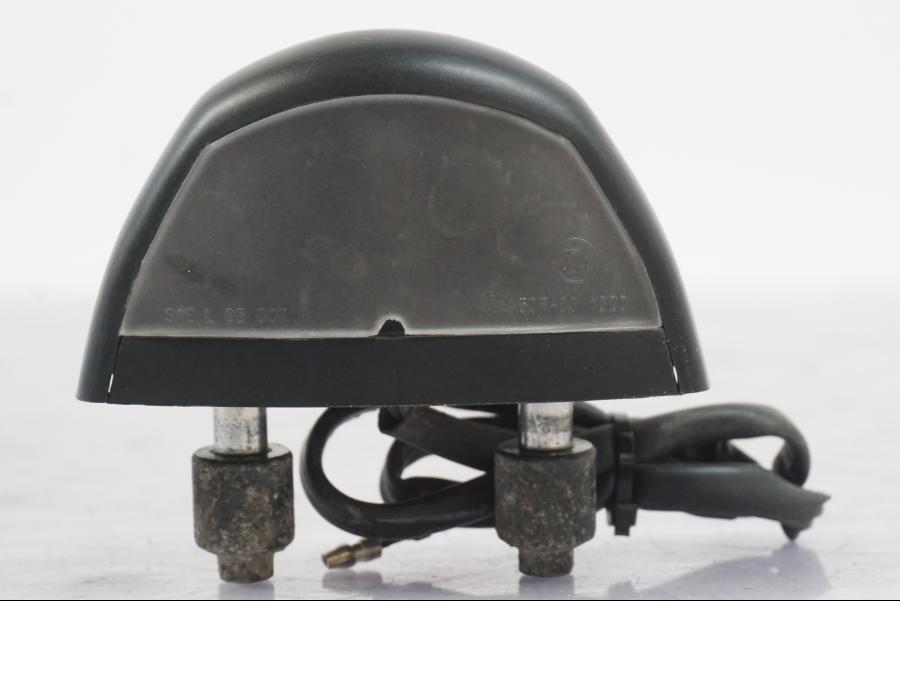 Snett uppifrån på Skyltbelysning från en Yamaha MT-09 -2016 motorcykel.