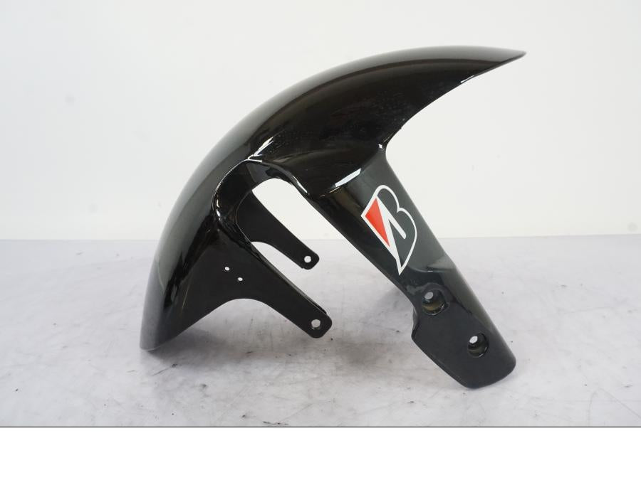 Snett uppifrån på Framskärm från en Suzuki GSX-R 1000 -2005 motorcykel.