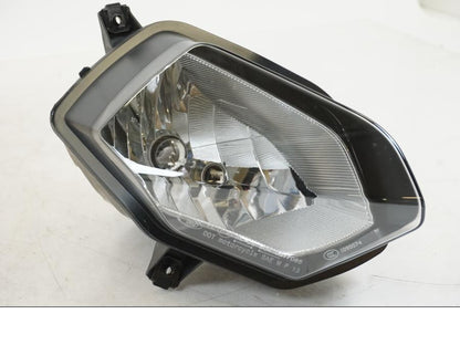 Baksidan på Strålkastare från en BMW S 1000 R -2013 motorcykel.