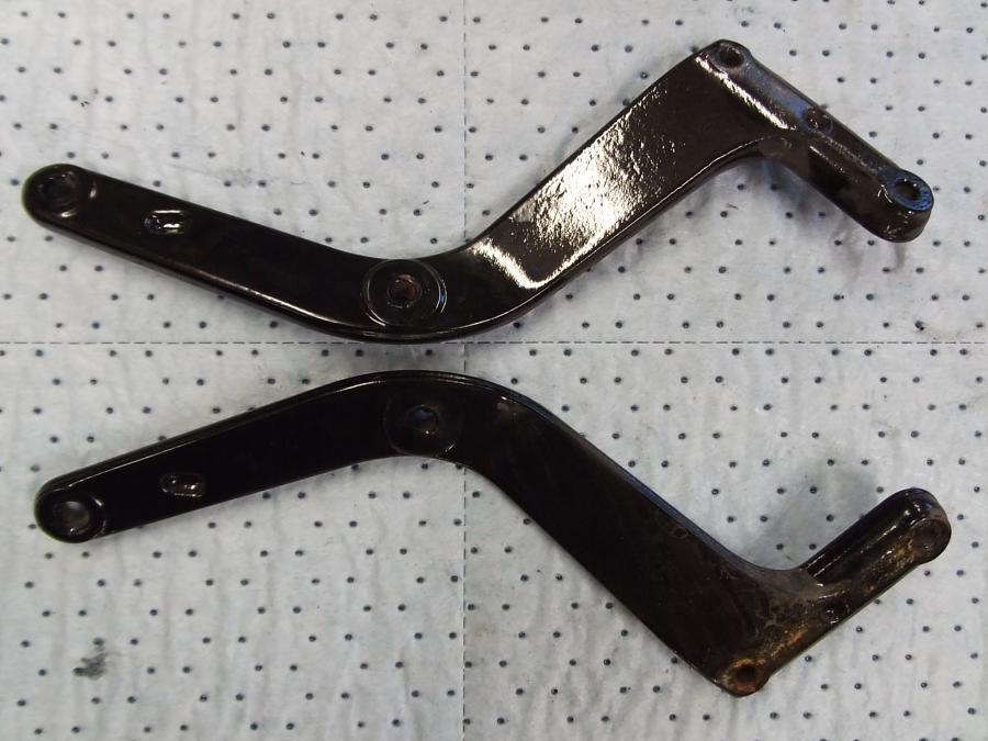 Framsidan på Ramdel från en H-D Softail Deluxe / Nostalgia FLSTN -2011 motorcykel.