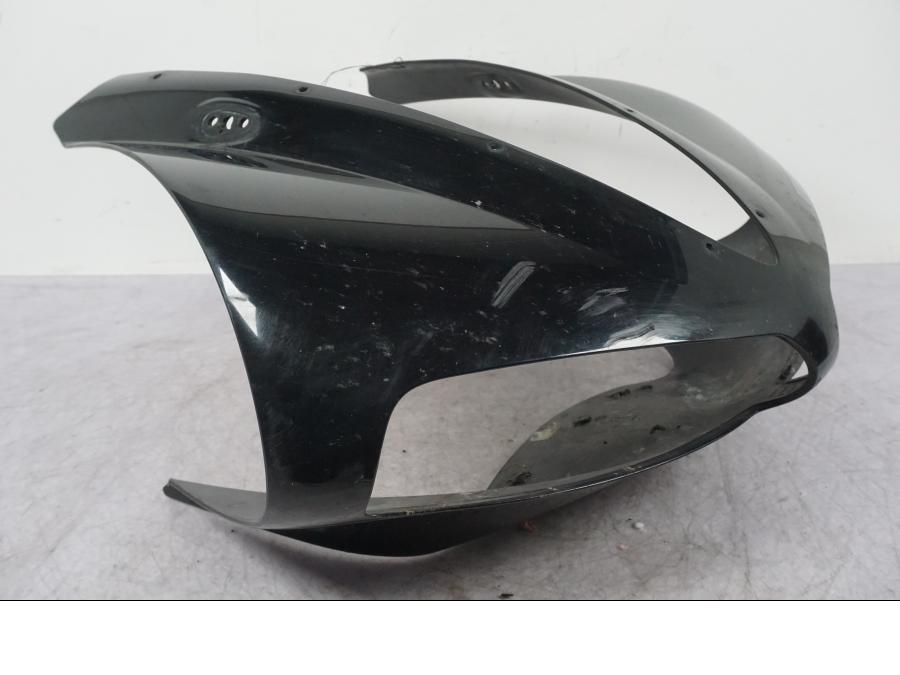 Snett uppifrån på Toppkåpa från en Buell 1125 R -2008 motorcykel.