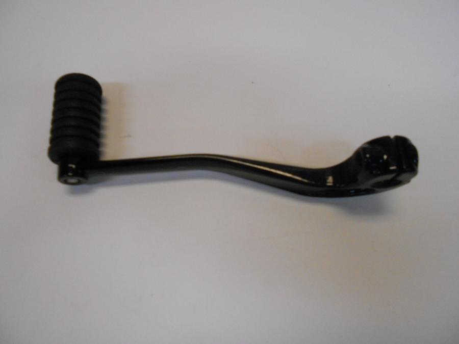 Baksidan på Växelpedal från en H-D Fat Boy -2018 motorcykel.