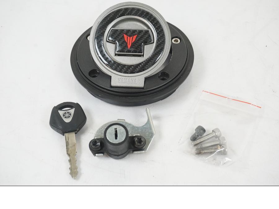 Vänster sida på Låssats från en Yamaha MT-07 -2019 motorcykel.