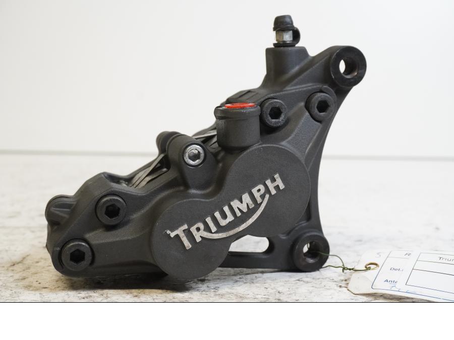 Framsidan på Bromsok från en Triumph Sprint GT -2011 motorcykel.