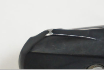 Snett nerifrån på Fotpinne från en BMW F 650 CS -2002 motorcykel.