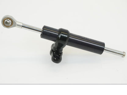 Snett uppifrån på Styrdämpare från en KTM 1290 Super Duke -2020 motorcykel.