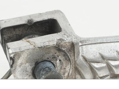 Snett uppifrån på Fotpinne från en Suzuki GSX-R 1000 -2007 motorcykel.