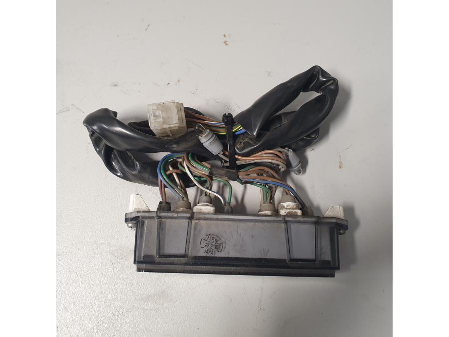 Vänster sida på Kontrollamppanel från en BMW R 1100 RT -2000 motorcykel.