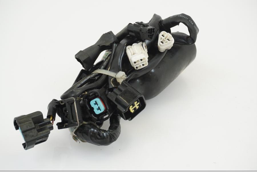 Snett uppifrån på Kablage från en Triumph Daytona 600 -2003 motorcykel.