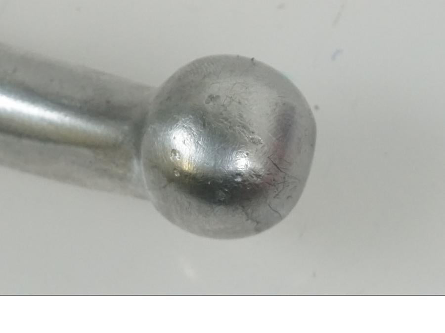 Snett uppifrån på Bromsgrepp från en Honda VT 750 -2004 motorcykel.