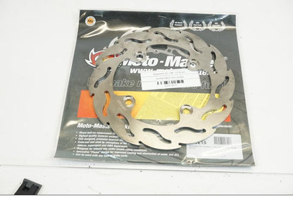 Framsidan på Bromsskiva från en Kawasaki ZX-10R -2017 motorcykel.