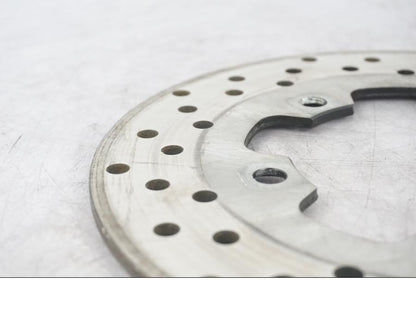 Vänster sida på Bromsskiva från en Suzuki GSX-R 750 -2000 motorcykel.