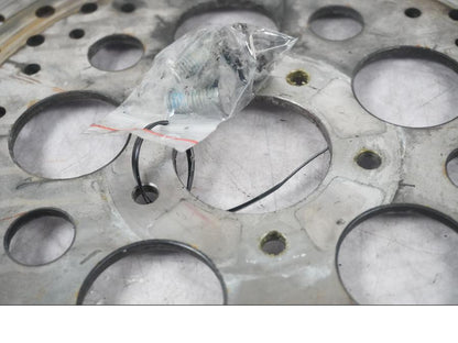 Höger sida på Bromsskiva från en H-D Touring Street Glide FLHX -2009 motorcykel.