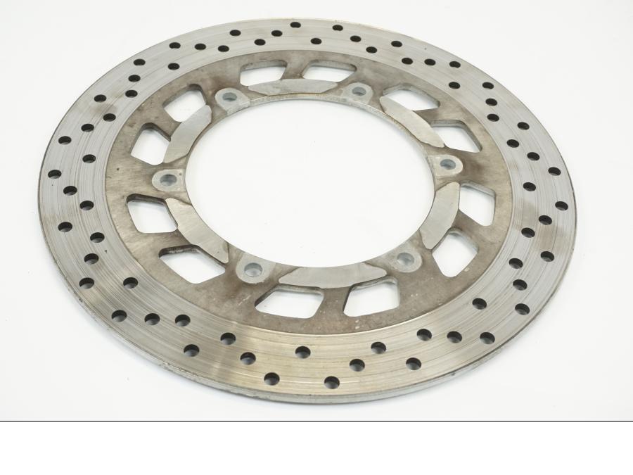 Baksidan på Bromsskiva från en Yamaha XV 750 -1998 motorcykel.