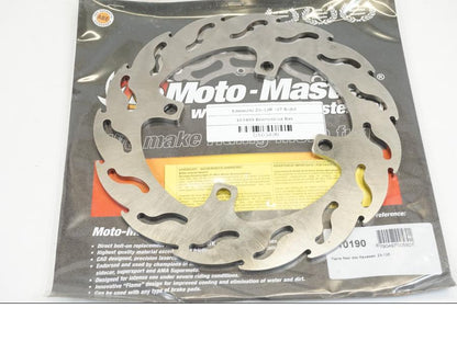 Framsidan på Bromsskiva från en Kawasaki ZX-12R -2007 motorcykel.