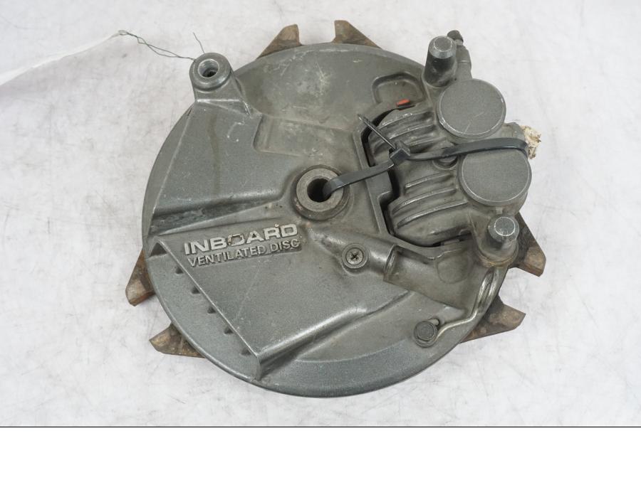 Framsidan på Bromsskiva från en Honda CBX 550 -1982 motorcykel.