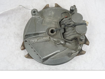 Framsidan på Bromsskiva från en Honda CBX 550 -1982 motorcykel.