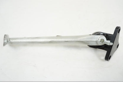 Snett uppifrån på Sidostöd från en Triumph Speed Triple -2008 motorcykel.