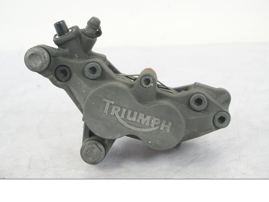 Framsidan på Bromsok från en Triumph Tiger Explorer -2013 motorcykel.