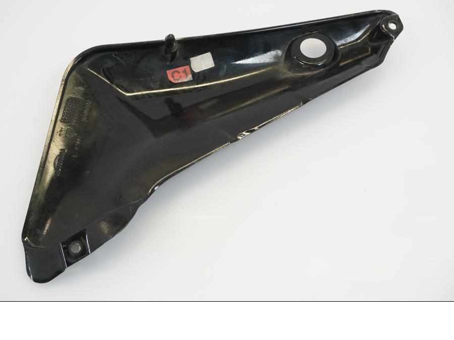 Snett uppifrån på Sidopanel från en Triumph Tiger -2004 motorcykel.