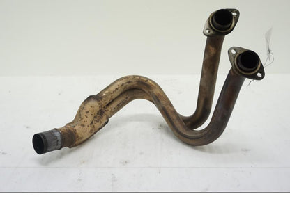 Baksidan på Grenrör från en Kawasaki Versys 650 -2008 motorcykel.