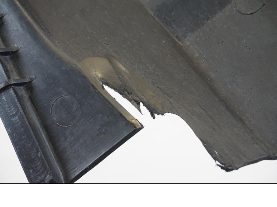 Snett uppifrån på Undertail från en Yamaha XV 750 -1998 motorcykel.