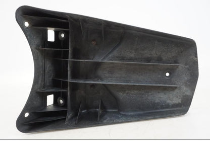 Snett uppifrån på Skylthållare från en Honda ST 1300 -2002 motorcykel.