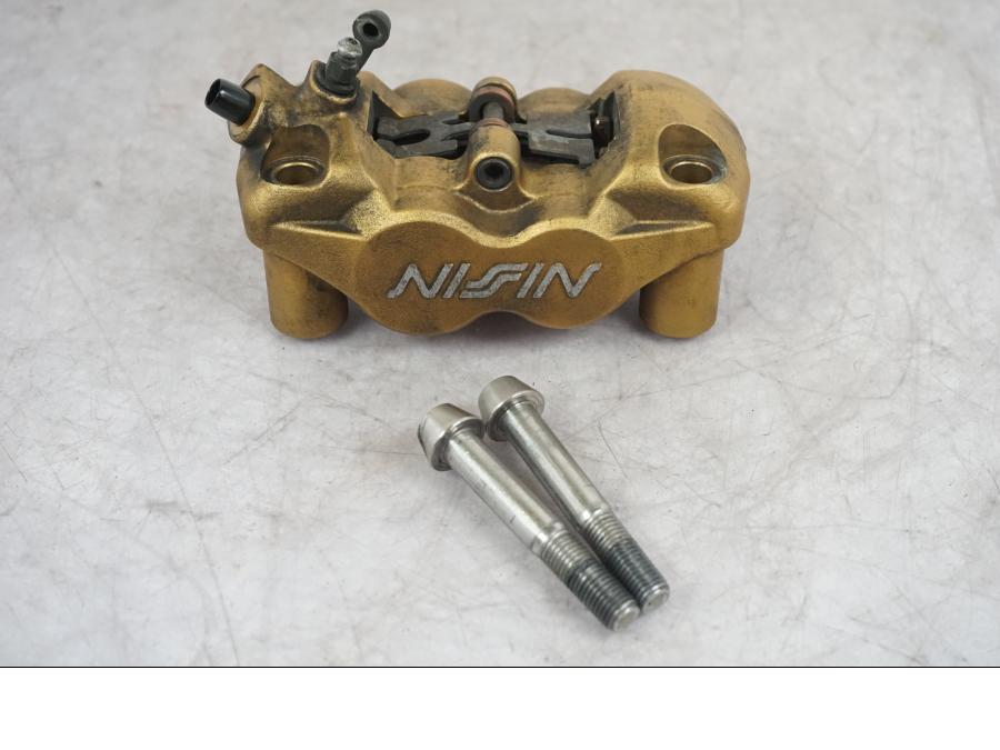 Framsidan på Bromsok från en Triumph Tiger -2009 motorcykel.