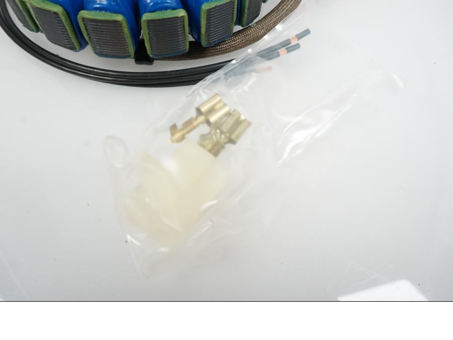 Höger sida på Generator från en Kawasaki GPZ 500 S -1992 motorcykel.