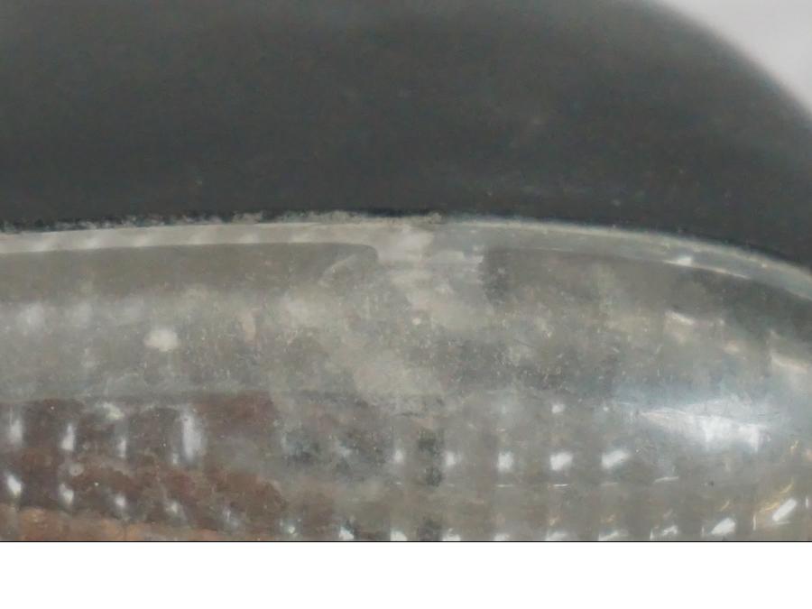 Vänster sida på Blinkers från en Triumph Tiger -2009 motorcykel.