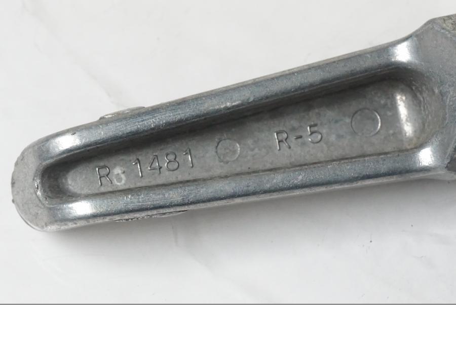 Snett uppifrån på Fotpinne från en Kawasaki ZZ-R 1400 -2007 motorcykel.