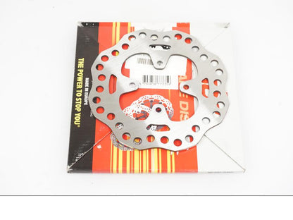 Baksidan på Bromsskiva från en KTM 65 SX -2022 motorcykel.