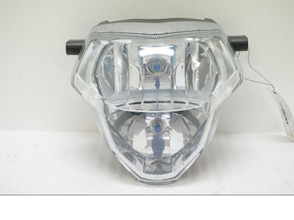 Framsidan på Strålkastare från en Aprilia SL 750 Shiver -2008 motorcykel.