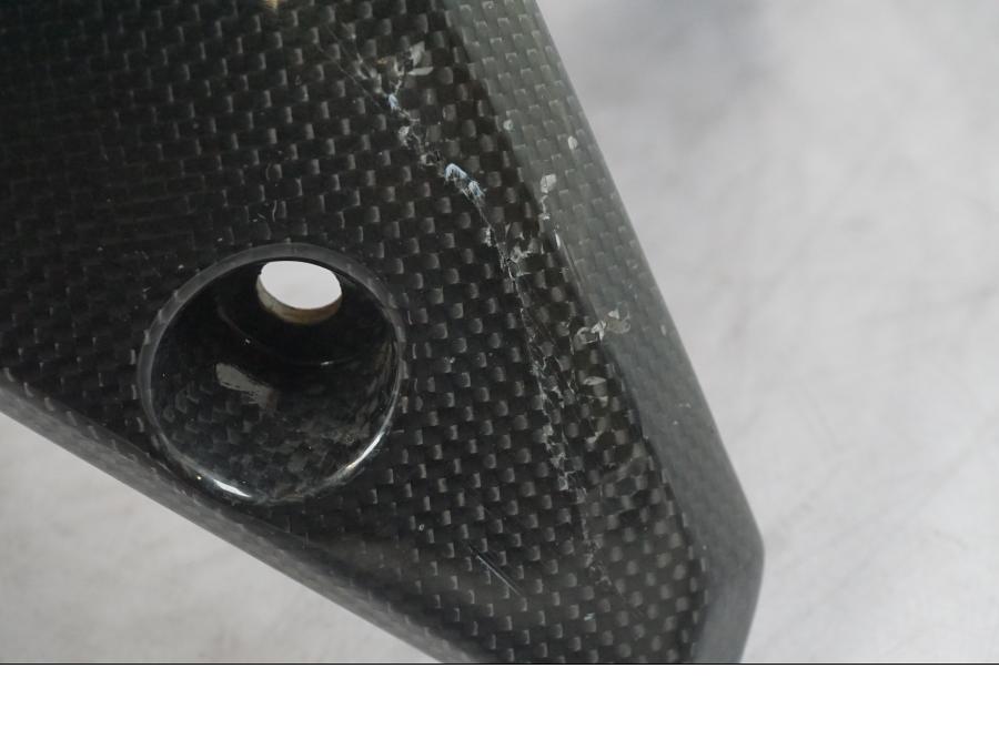 Höger sida på Framskärm från en Triumph Universal -2018 motorcykel.