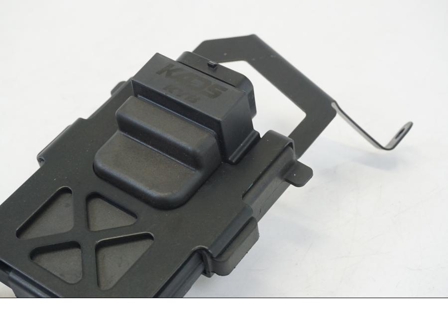 Snett uppifrån på Styrdon från en Yamaha MT-09 Tracer -2021 motorcykel.