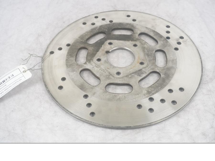 Framsidan på Bromsskiva från en H-D Softail Heritage Classic FLSTC/I -1995 motorcykel.