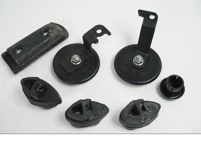 Snett uppifrån på Skruv / Mutter etc från en Honda CB 650 F Hornet -2017 motorcykel.