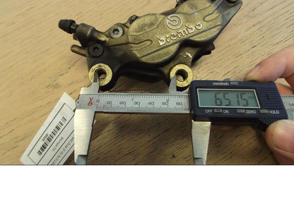 Framsidan på Bromsok från en KTM 640 Duke -2001 motorcykel.