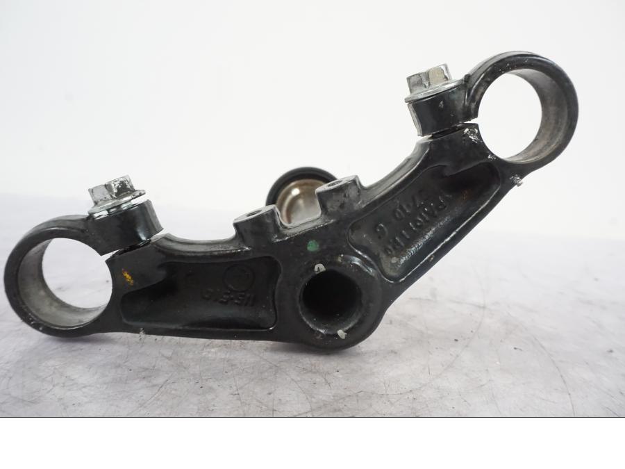 Snett uppifrån på Gaffelkrona från en Yamaha YZF-R 125 -2008 motorcykel.