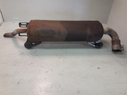 Baksidan på Ljuddämpare från en Aprilia RS 125 -2017 motorcykel.