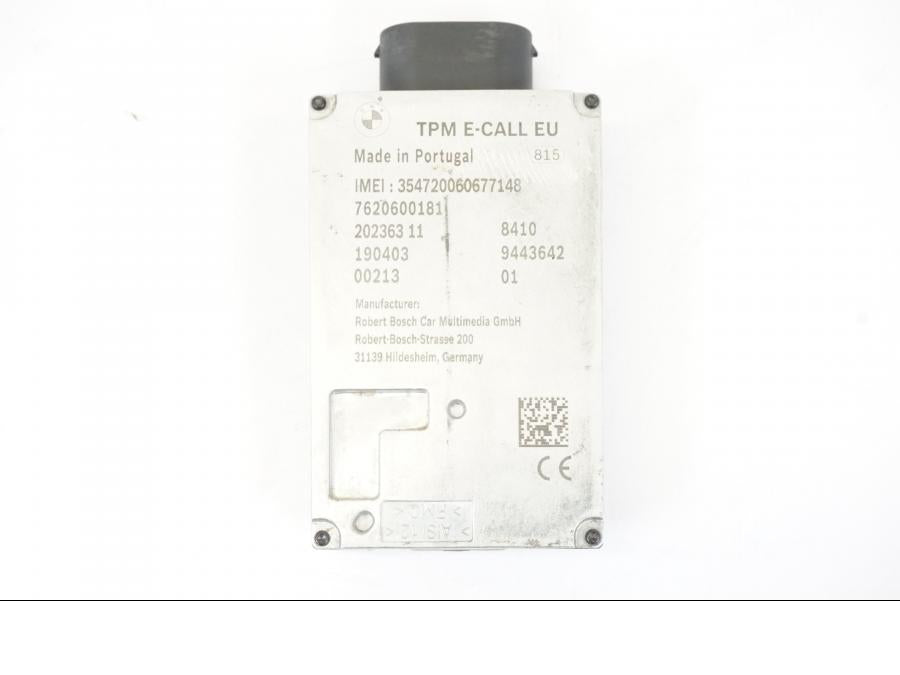 Vänster sida på SOS styrenhet från en BMW R 1250 GS -2019 motorcykel.