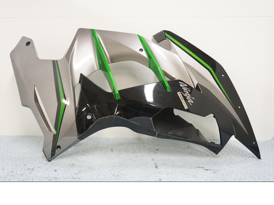 Framsidan på Sidkåpa från en Kawasaki Ninja H2 -2019 motorcykel.