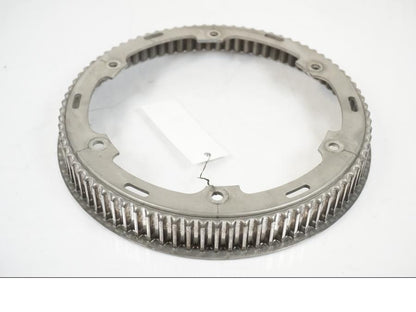 Framsidan på Remdrev från en BMW F 650 CS -2002 motorcykel.