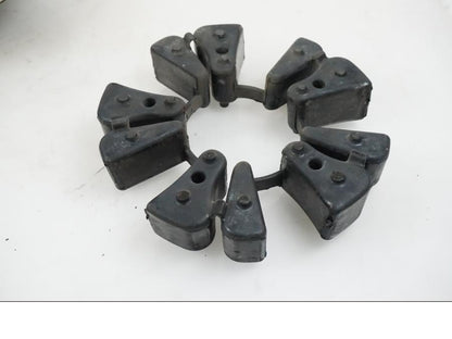 Höger sida på Ryckutjämnare från en Triumph Rocket III -2007 motorcykel.