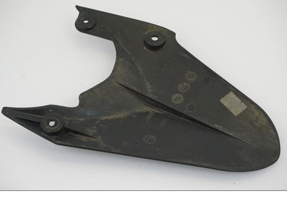 Snett uppifrån på Svingskärm från en Triumph Daytona 675 -2007 motorcykel.