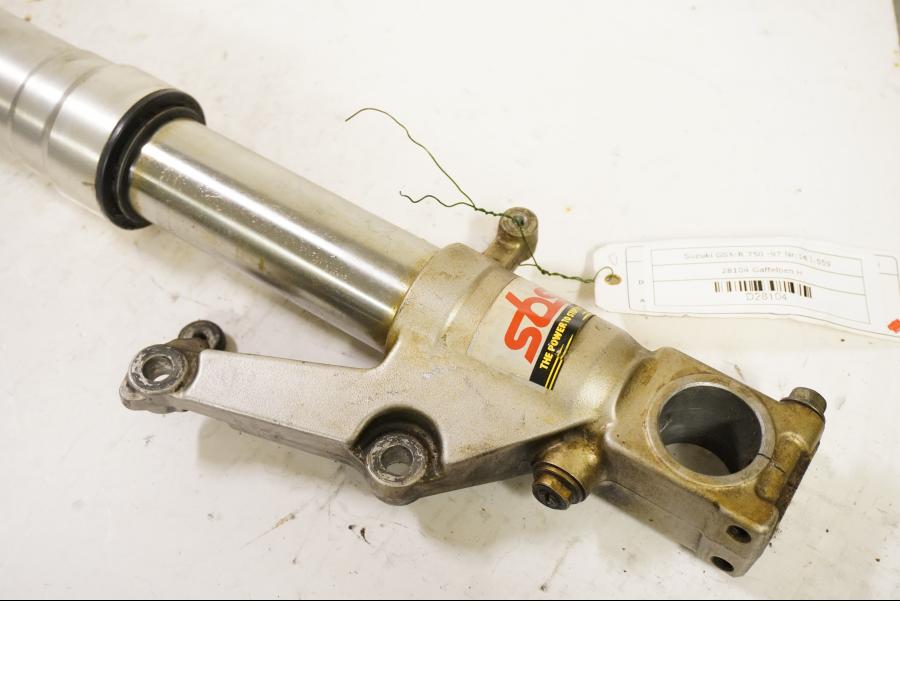 Baksidan på Gaffelben från en Suzuki GSX-R 750 -1997 motorcykel.