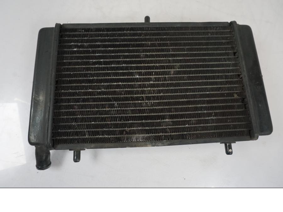 Snett uppifrån på Vattenkyl från en Aprilia RS 125 -2000 motorcykel.